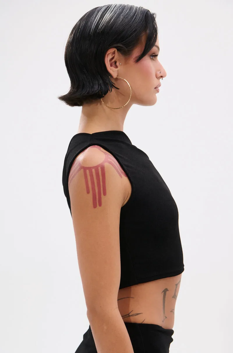 KYLIE SLINKY OFF THE SHOULDER BLOUSE sold by AKIRA product image thumbnail 4