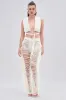 BEST DRESSED FRINGE BRALETTE AND LEGGING sold by AKIRA