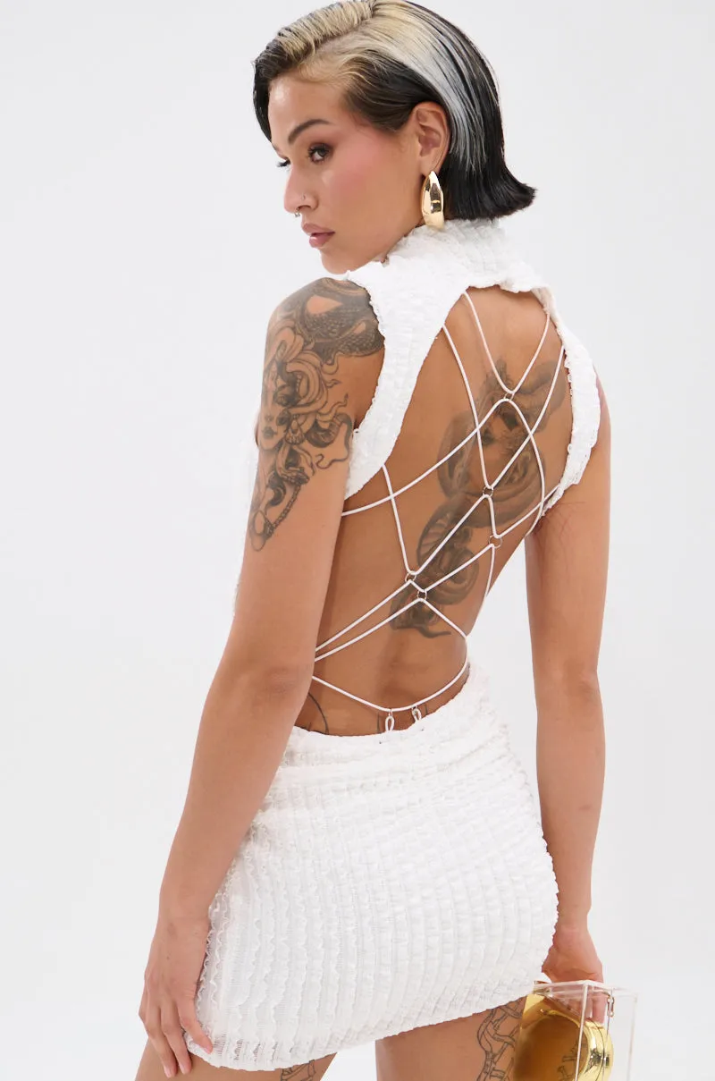 NIGHT ON THE TOWN STRAPPY MINI DRESS sold by AKIRA