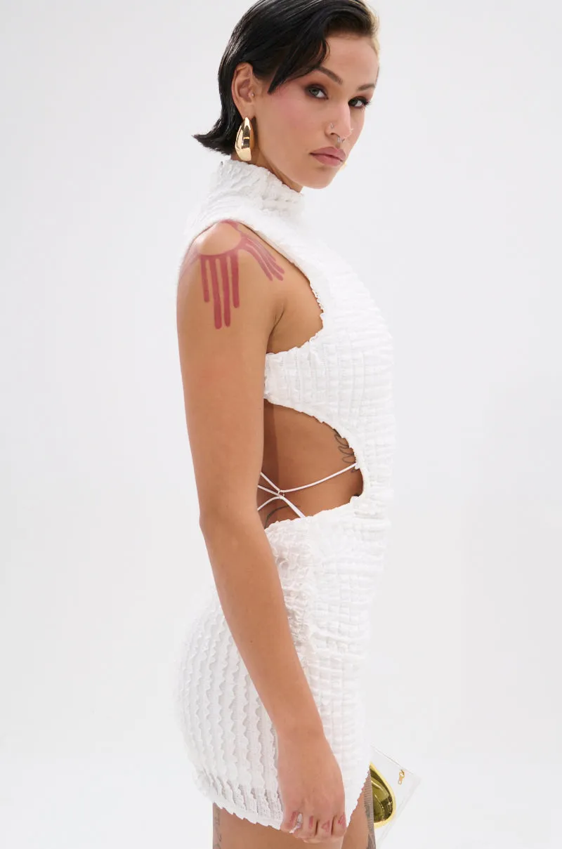 NIGHT ON THE TOWN STRAPPY MINI DRESS sold by AKIRA product image thumbnail 4