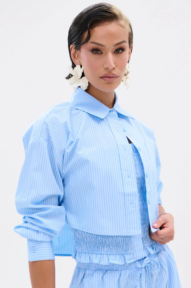 ASHLEY BUTTON DOWN TOP sold by AKIRA product image thumbnail 3