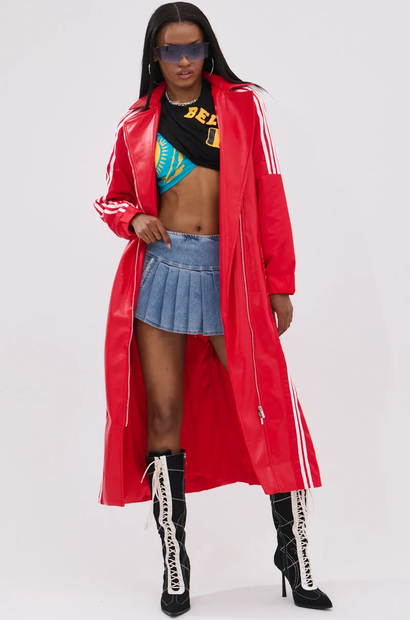 UNAVAILABLE MIXED MEDIA TRENCH sold by AKIRA product image thumbnail 3