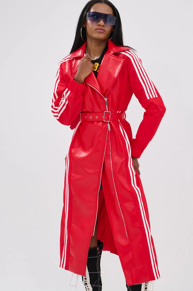 UNAVAILABLE MIXED MEDIA TRENCH sold by AKIRA product image thumbnail 5