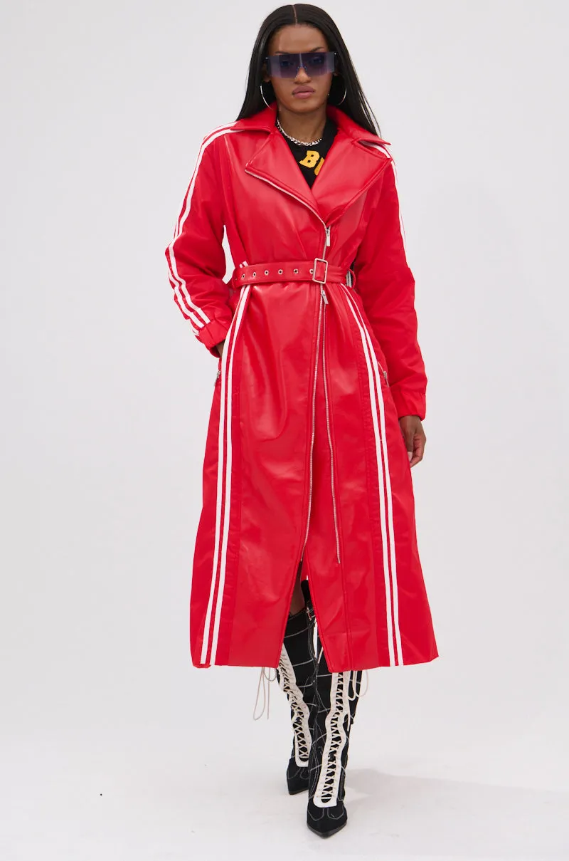 UNAVAILABLE MIXED MEDIA TRENCH sold by AKIRA product image thumbnail 2