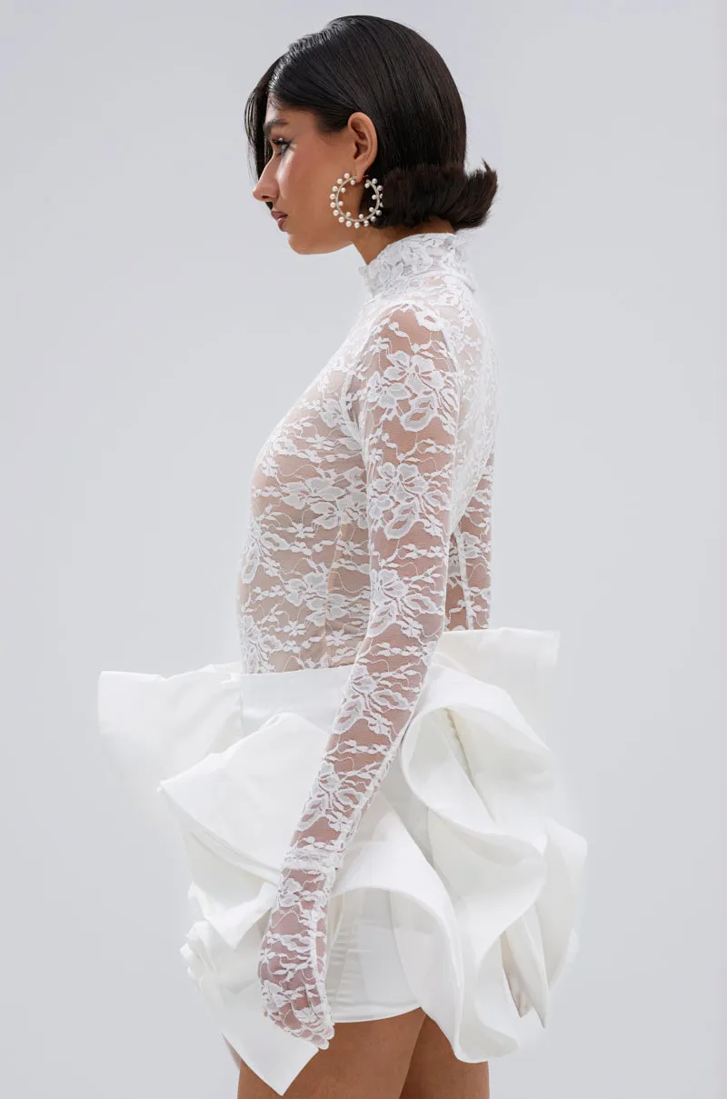 I'M A STAR LACE GLOVE BODYSUIT sold by AKIRA product image thumbnail 5