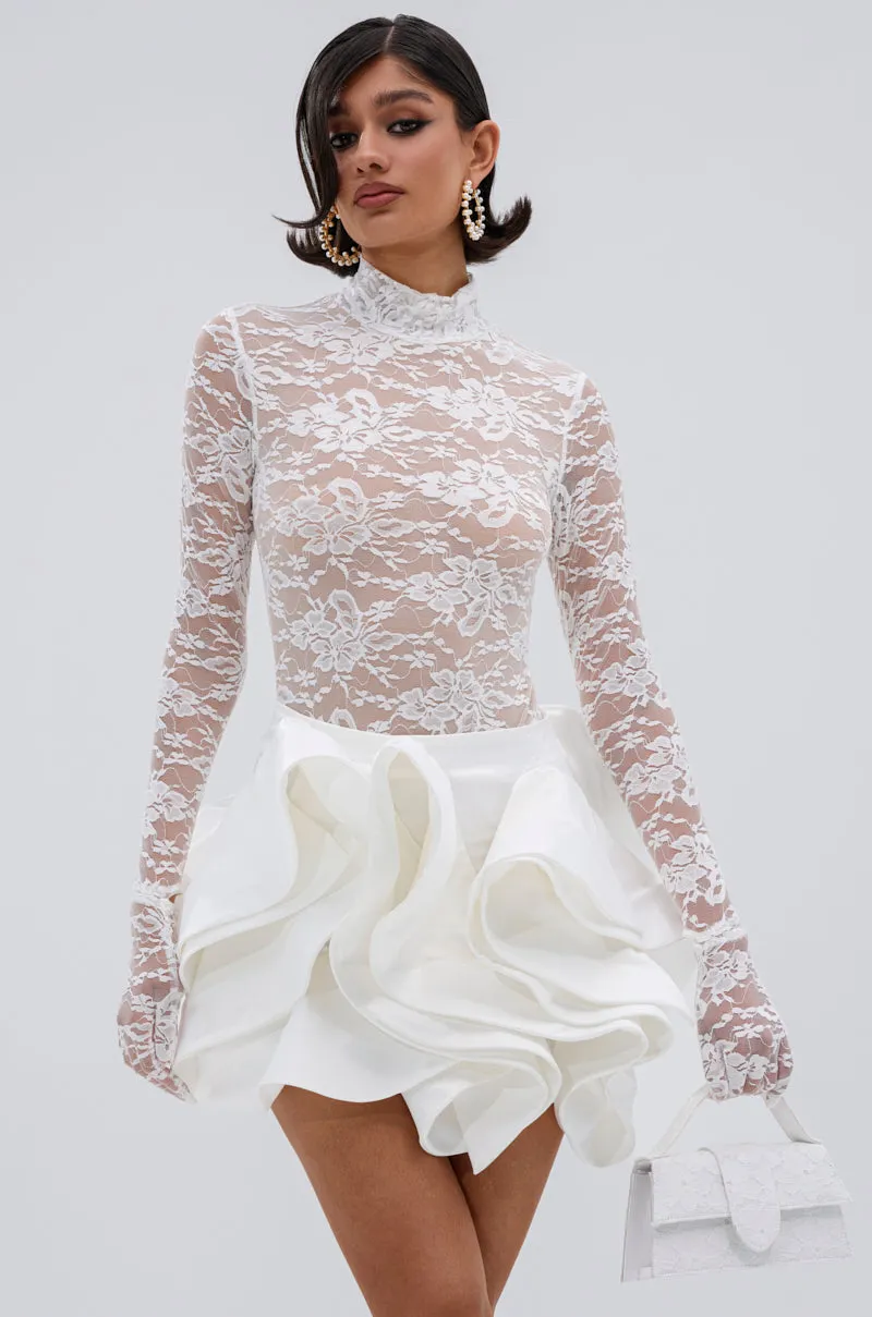 I'M A STAR LACE GLOVE BODYSUIT sold by AKIRA product image thumbnail 4