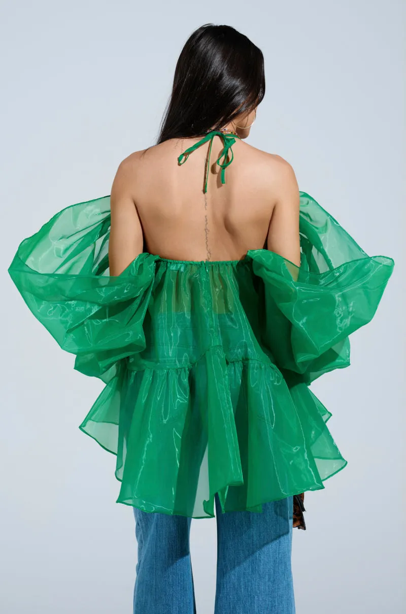 AN ELEGANT EVENING ORGANZA BLOUSE sold by AKIRA product image thumbnail 5