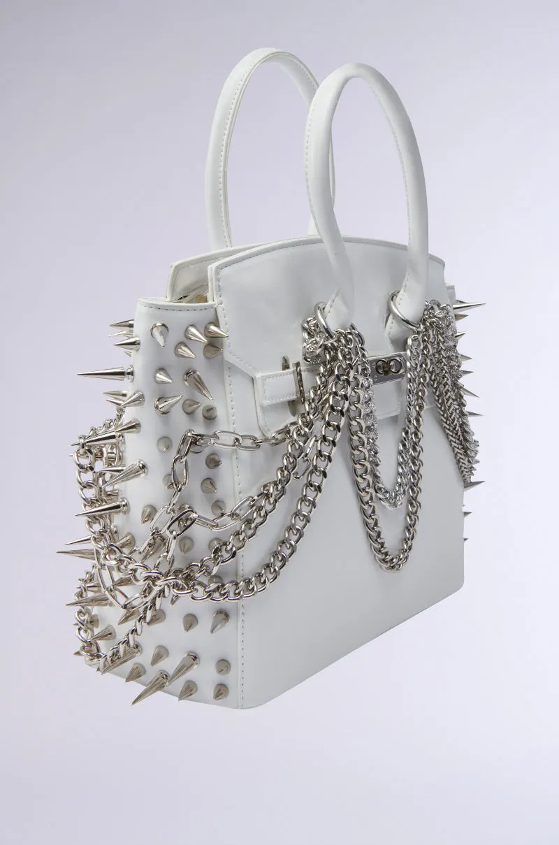 STAY BLESSED SPIKE PURSE sold by AKIRA product image thumbnail 3