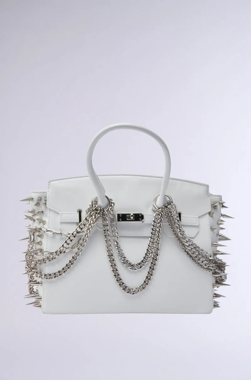 STAY BLESSED SPIKE PURSE sold by AKIRA product image thumbnail 2