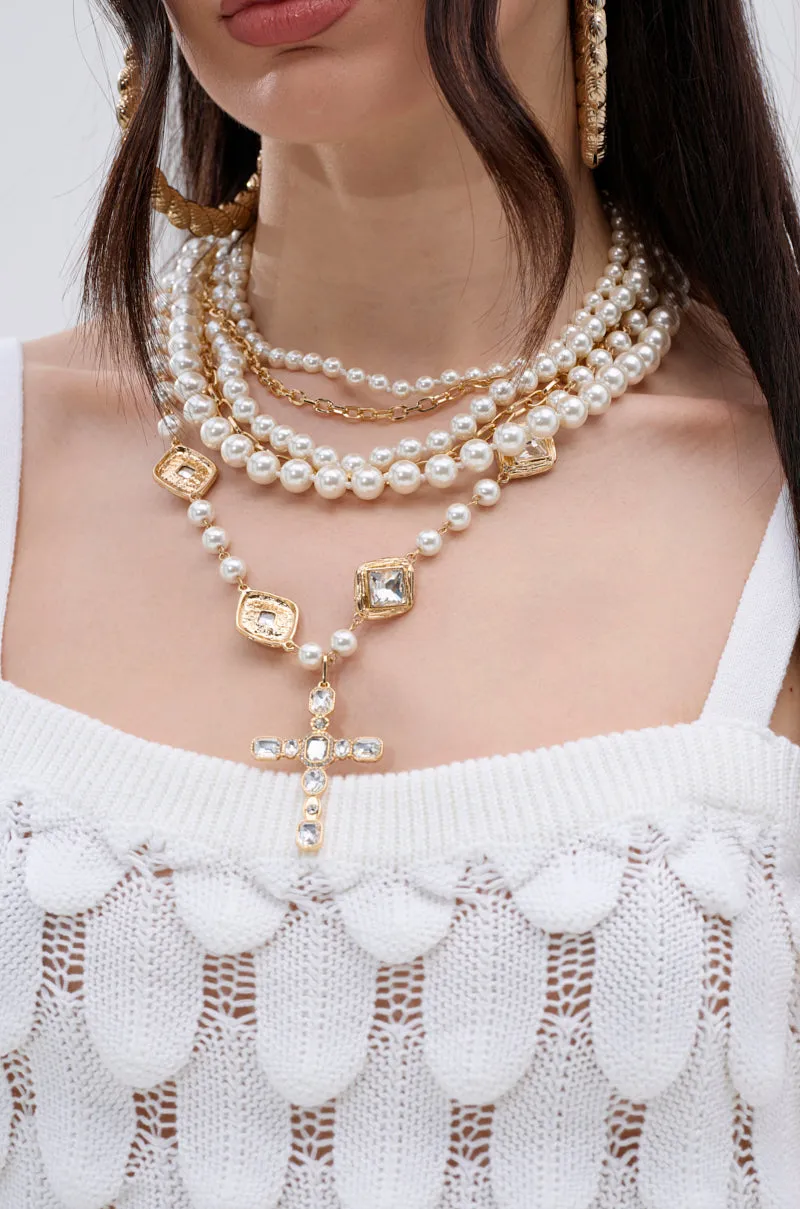 ITALIAN LOVE NECKLACE SET sold by AKIRA product image thumbnail 3