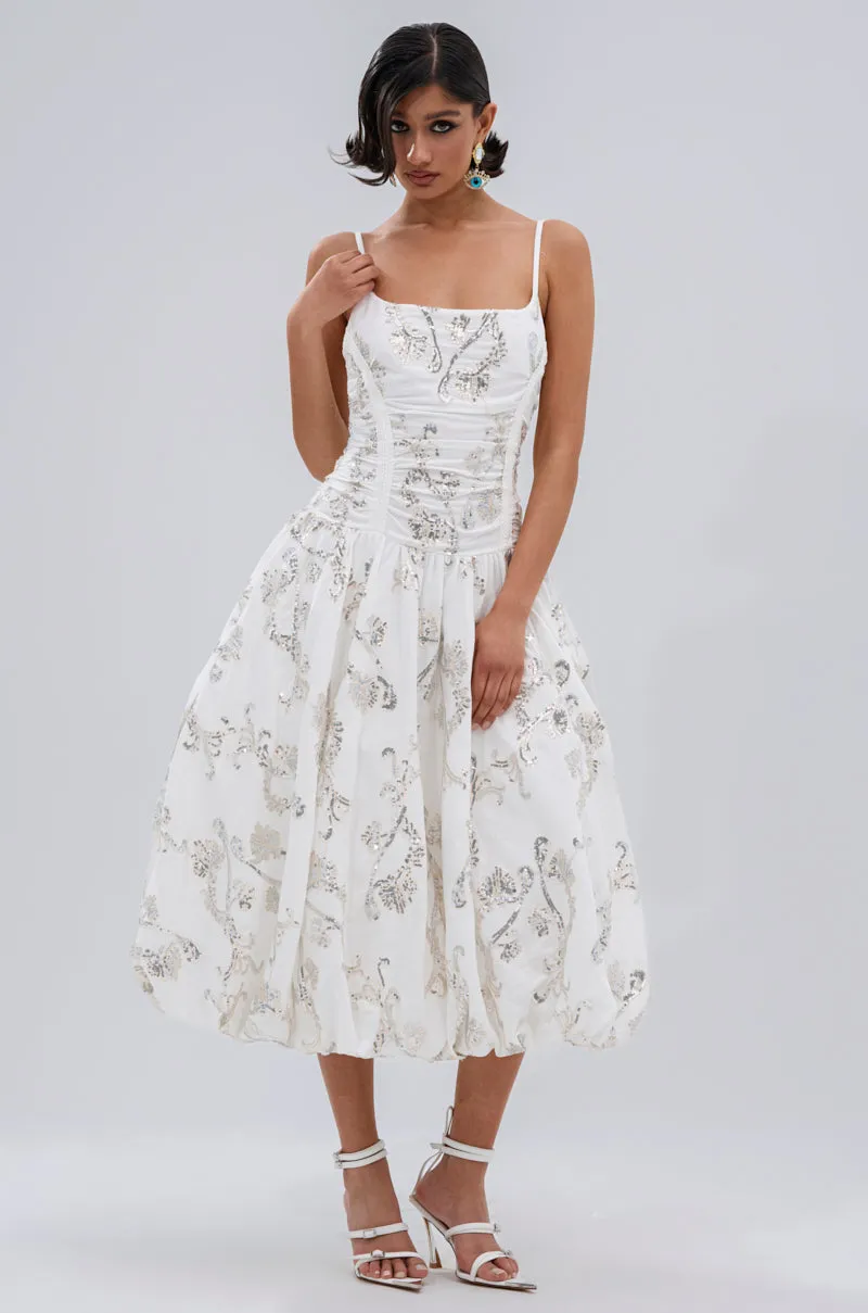 BEST DRESSED PRINTED MIDI DRESS sold by AKIRA product image thumbnail 5