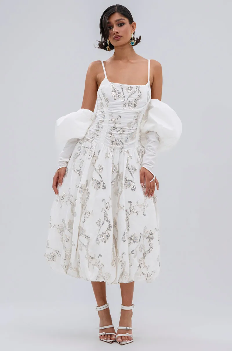 BEST DRESSED PRINTED MIDI DRESS sold by AKIRA product image thumbnail 3