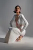 A NIGHT OUT BANDAGE MAXI DRESS IN WHITE sold by AKIRA