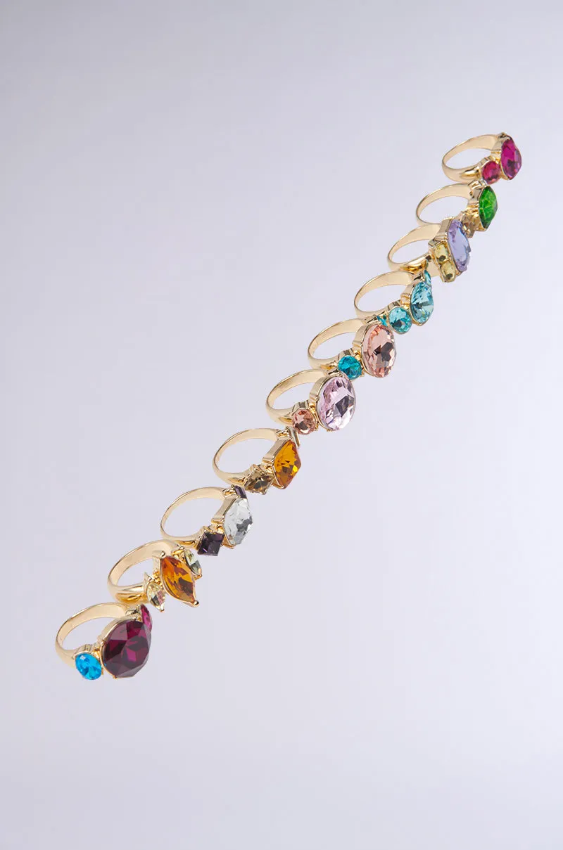 SUMMER VIBES RING SET sold by AKIRA product image thumbnail 3