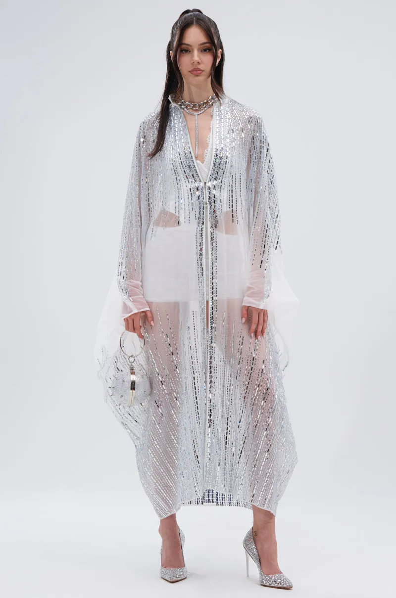 SPARKLE AND SHINE BLOUSE IN WHITE sold by AKIRA product image thumbnail 3