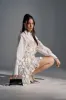 KIND OF A BIG DEAL POPLIN HIGH LOW DRESS IN WHITE sold by AKIRA