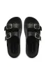 AZALEA WANG COSTANZA BLACK FLATFORM SANDAL sold by AKIRA