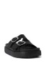 AZALEA WANG COSTANZA BLACK FLATFORM SANDAL sold by AKIRA