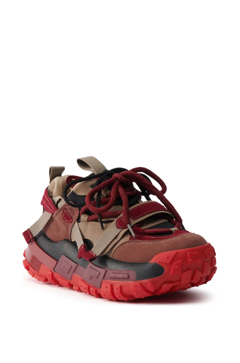 AZALEA WANG NAMIDA BURGUNDY SNEAKER sold by AKIRA product image thumbnail 4