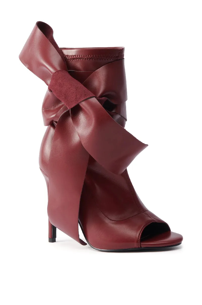 AZALEA WANG KLARICE BURGUNDY STILETTO BOOTIE sold by AKIRA product image thumbnail 5