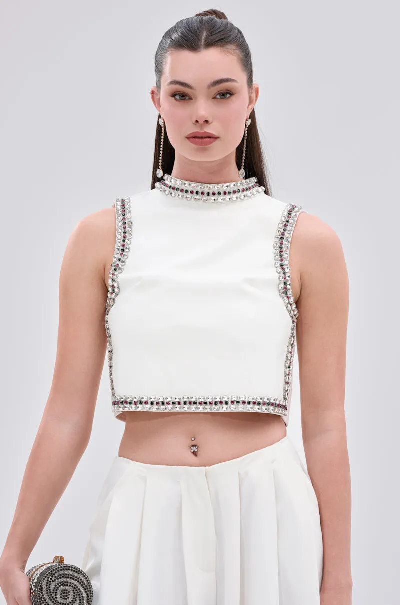 SPARKLE QUEEN BLOUSE sold by AKIRA