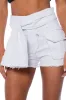 TIE ME UP DENIM SHORTS sold by AKIRA