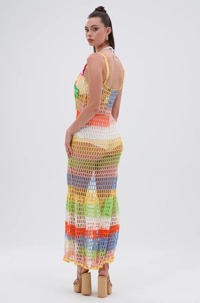 BEACHIN IT CROCHET BEADED MAXI DRESS sold by AKIRA product image thumbnail 4