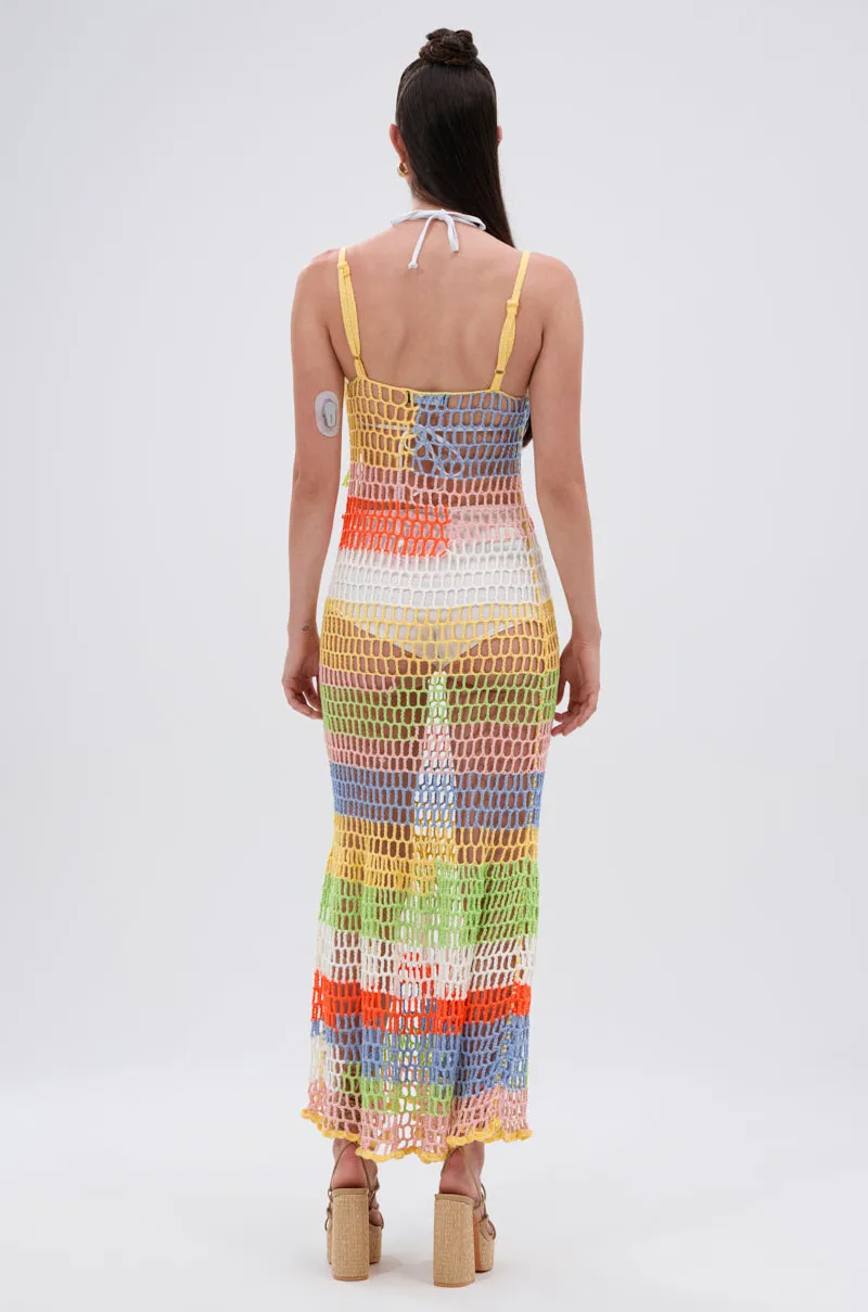 BEACHIN IT CROCHET BEADED MAXI DRESS sold by AKIRA product image thumbnail 5