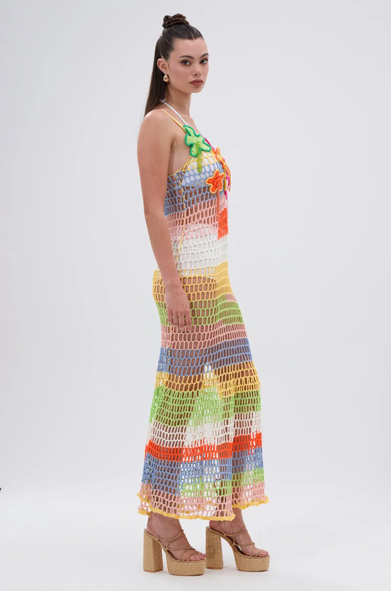 BEACHIN IT CROCHET BEADED MAXI DRESS sold by AKIRA product image thumbnail 3