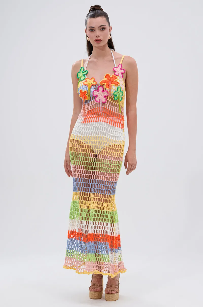 BEACHIN IT CROCHET BEADED MAXI DRESS sold by AKIRA product image thumbnail 2