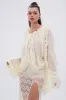 LILA WOVEN DRAPEY BLOUSE sold by AKIRA