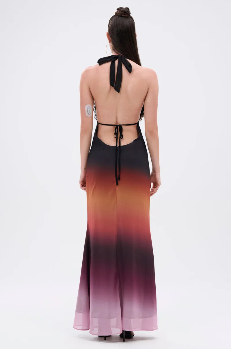 SUNSET DREAMING OMBRE MAXI DRESS sold by AKIRA product image thumbnail 4