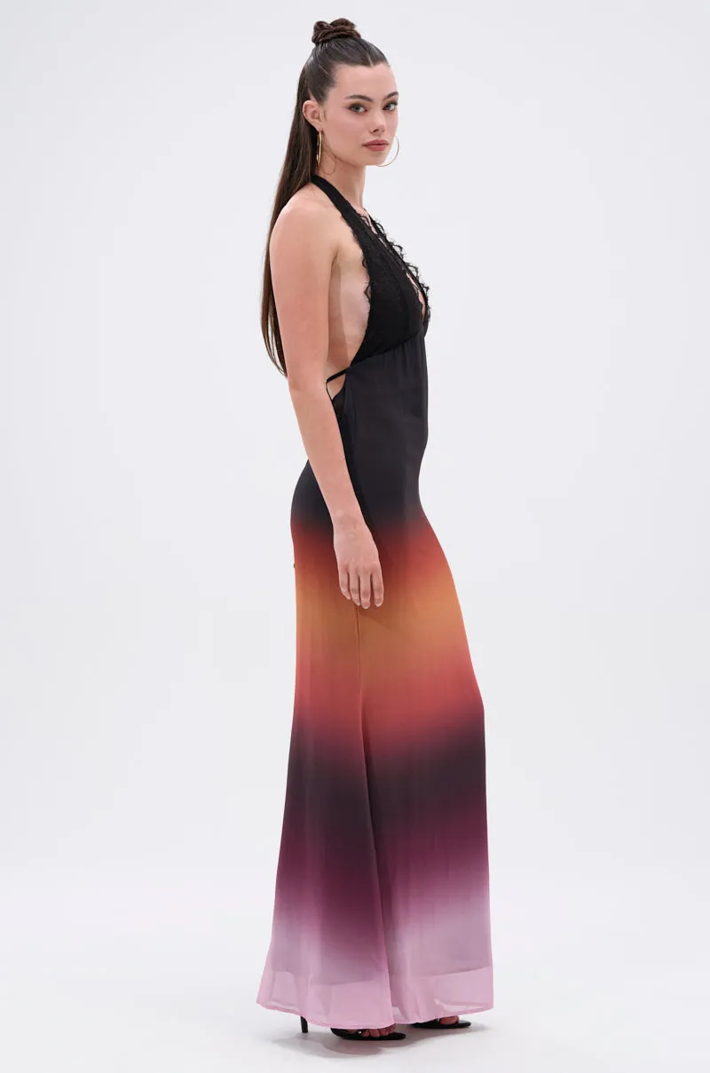 SUNSET DREAMING OMBRE MAXI DRESS sold by AKIRA product image thumbnail 3