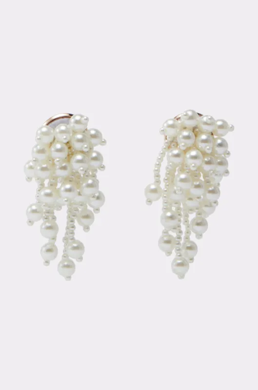 REGAL PEARL DROP EARRING sold by AKIRA
