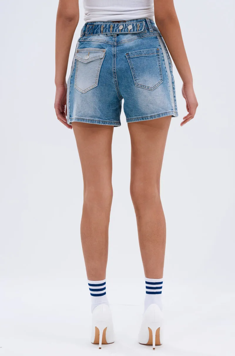 REMIND ME DENIM SHORT sold by AKIRA product image thumbnail 5