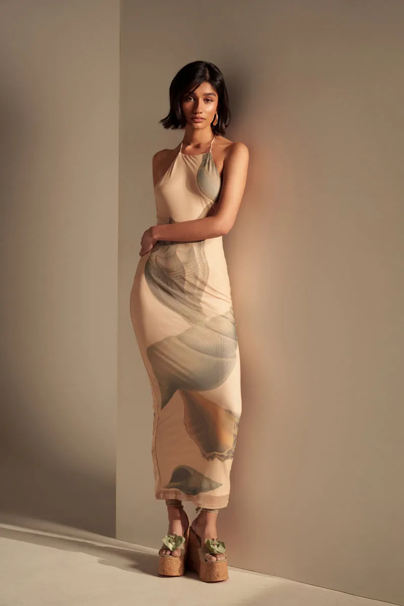 BY THE SEASHORE PRINTED MAXI DRESS sold by AKIRA product image thumbnail 2