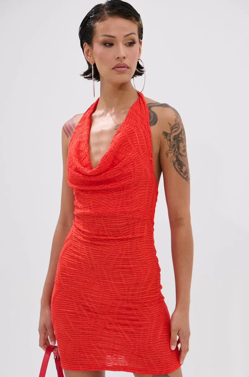 ALWAYS BEST DRESSED MINI DRESS IN RED sold by AKIRA product image thumbnail 2