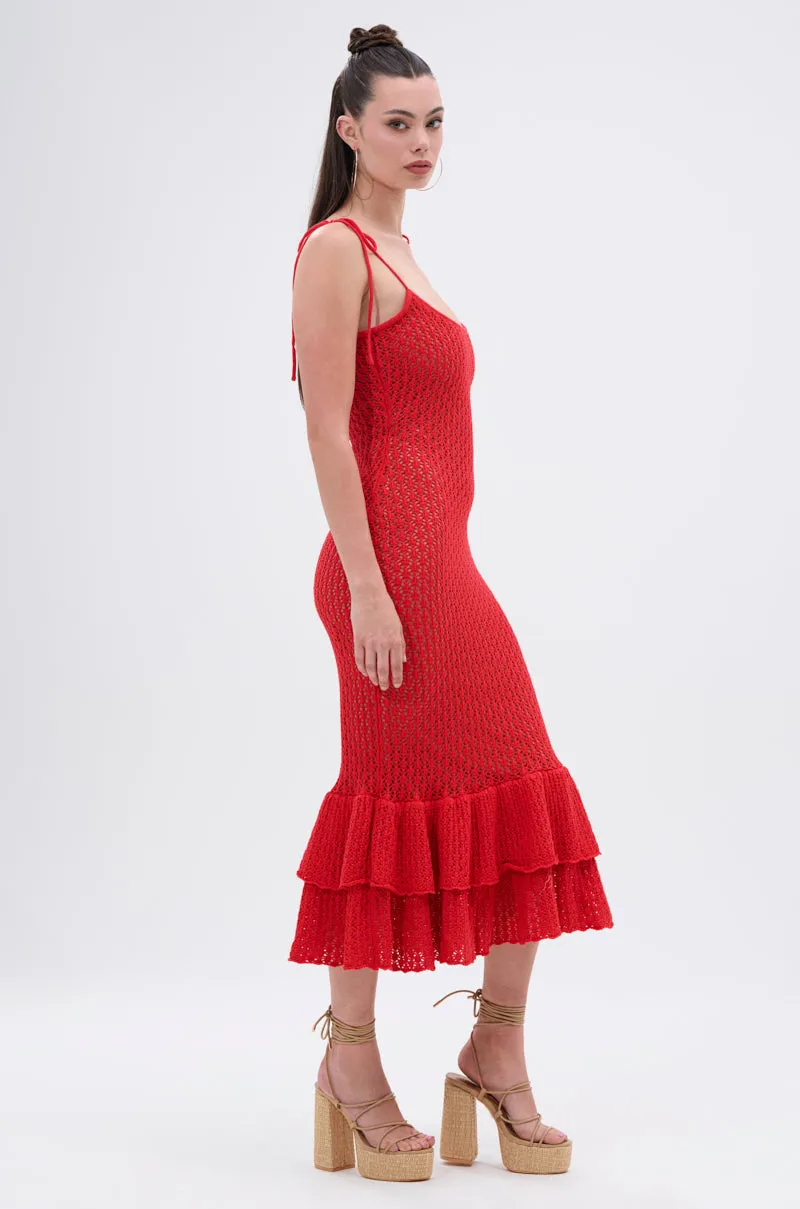 LINSEY MAXI KNIT DRESS sold by AKIRA product image thumbnail 4