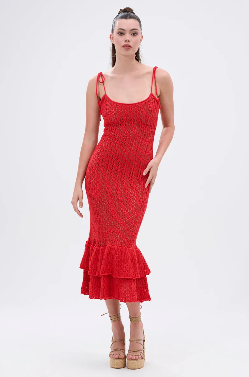 LINSEY MAXI KNIT DRESS sold by AKIRA product image thumbnail 3