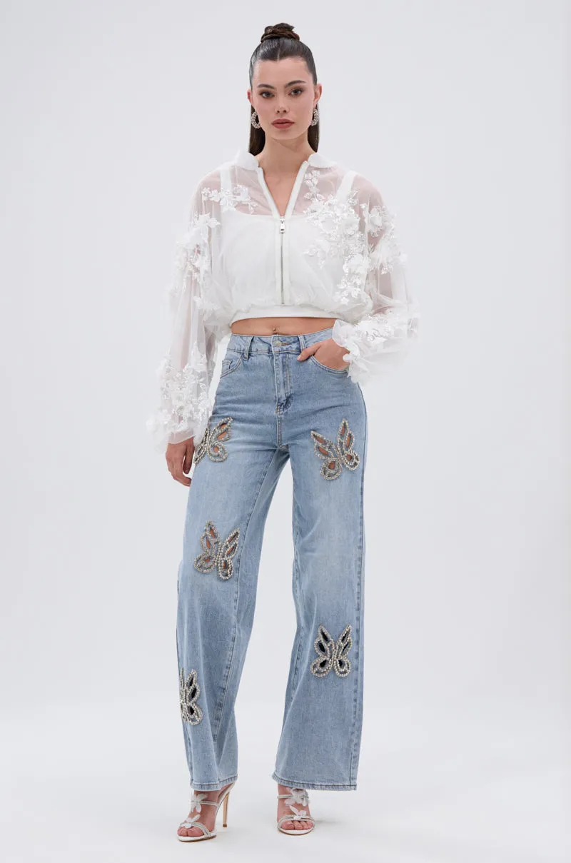 PRETTY THING EMBELLISHED BOMBER sold by AKIRA product image thumbnail 5
