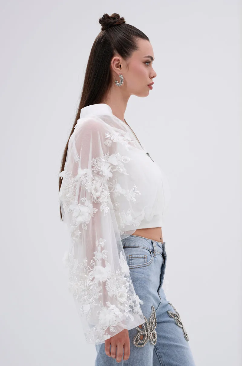 PRETTY THING EMBELLISHED BOMBER sold by AKIRA product image thumbnail 3