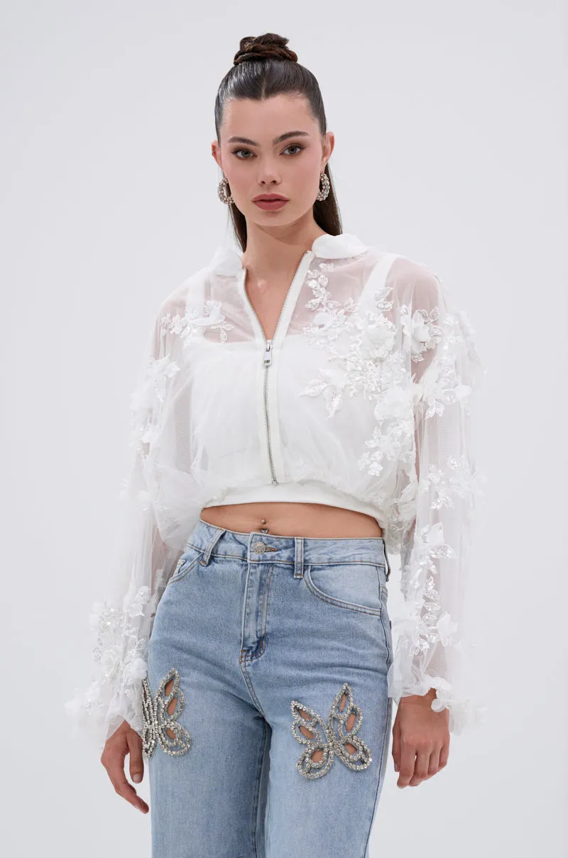 PRETTY THING EMBELLISHED BOMBER sold by AKIRA product image thumbnail 2