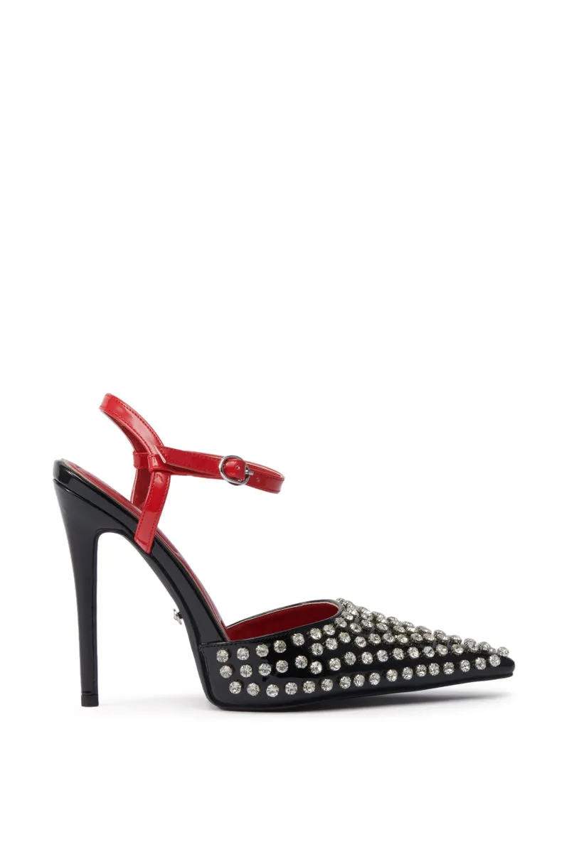 AZALEA WANG LYSANDER BLACK MULTI PUMP STILETTO sold by AKIRA product image thumbnail 3