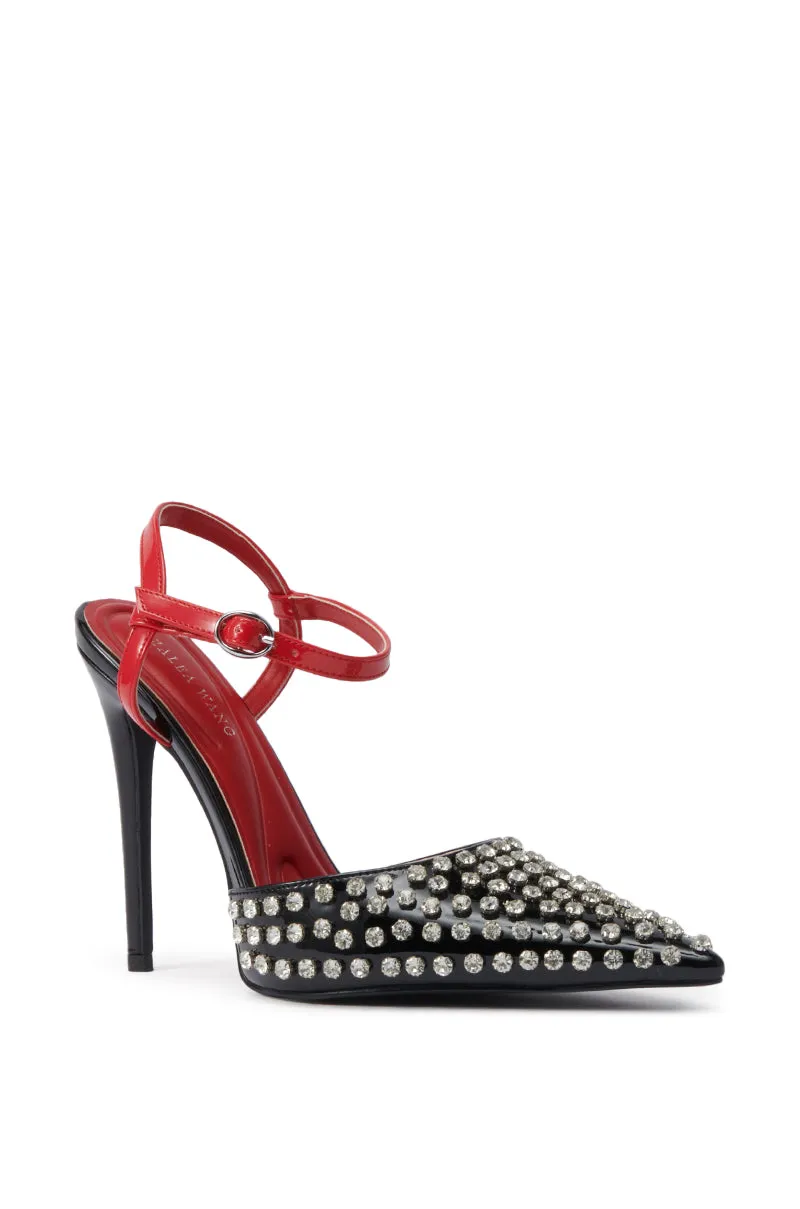 AZALEA WANG LYSANDER BLACK MULTI PUMP STILETTO sold by AKIRA product image thumbnail 4