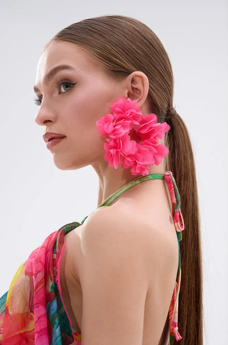 FULL BLOOM HOOP EARRING sold by AKIRA product image thumbnail 2