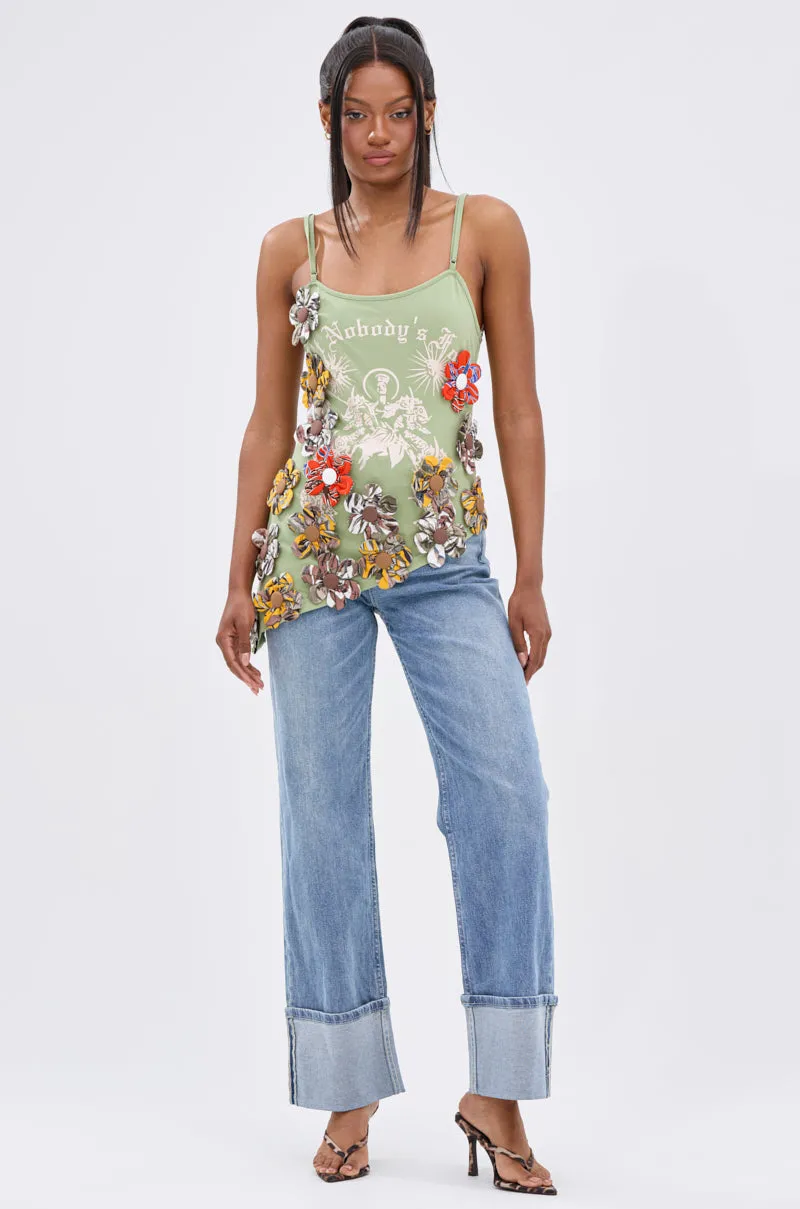 IN THE MOOD DENIM PANT sold by AKIRA product image thumbnail 5