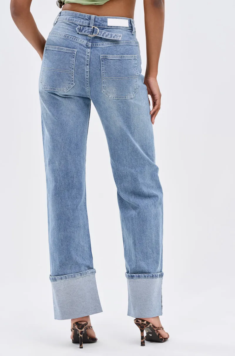 IN THE MOOD DENIM PANT sold by AKIRA product image thumbnail 4