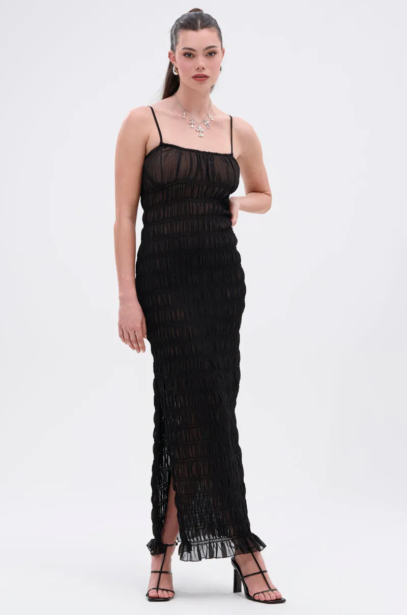 ON A BEACH OR A NIGHT OUT MESH MAXI DRESS sold by AKIRA product image thumbnail 2