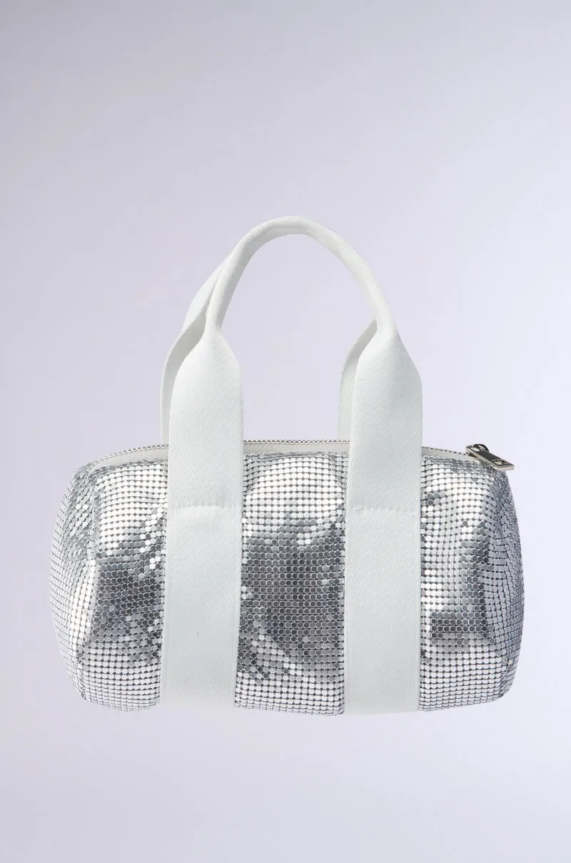 TO THE DISCO CHAINMAIL PURSE sold by AKIRA