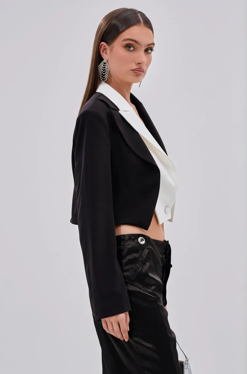 MADE YOU LOOK DOUBLE LAYER BLAZER sold by AKIRA product image thumbnail 3